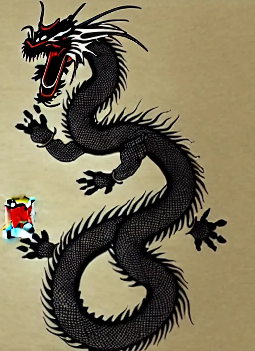 Image similar to japanese dragon