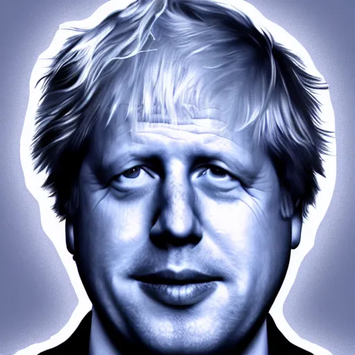 Prompt: boris johnson in the style of a bibically accurate angel, digital art