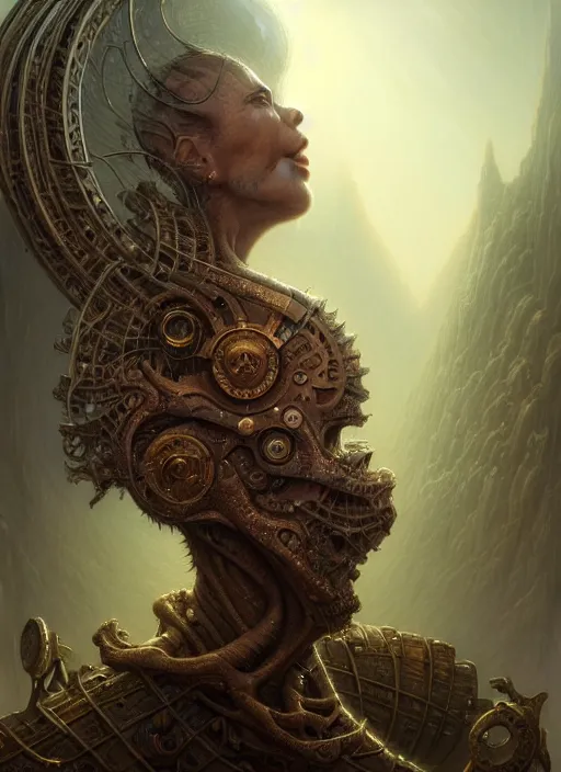 Image similar to portrait shot of a worlock, a scenic dystopian environment, intricate, elegant, highly detailed, centered, digital painting, artstation, concept art, smooth, sharp focus, illustration, artgerm, tomasz alen kopera, peter mohrbacher, donato giancola, joseph christian leyendecker, wlop, boris vallejo