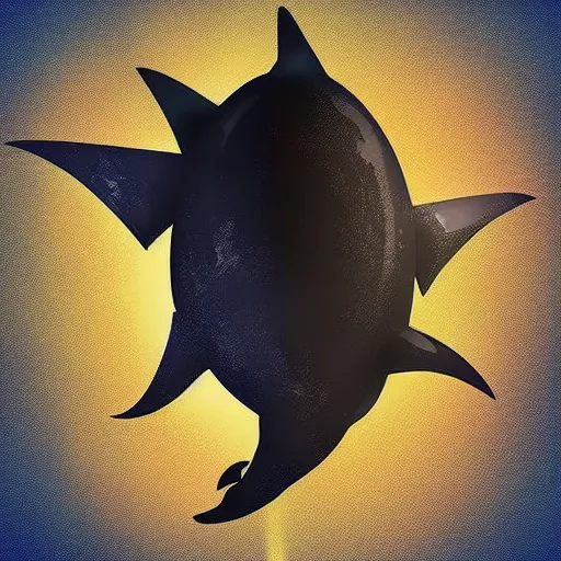 Art Blog — black whale leopika dynamic [ID: digital 2 panel