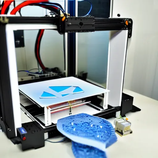 Image similar to 3 d printer printing a 3 d printer