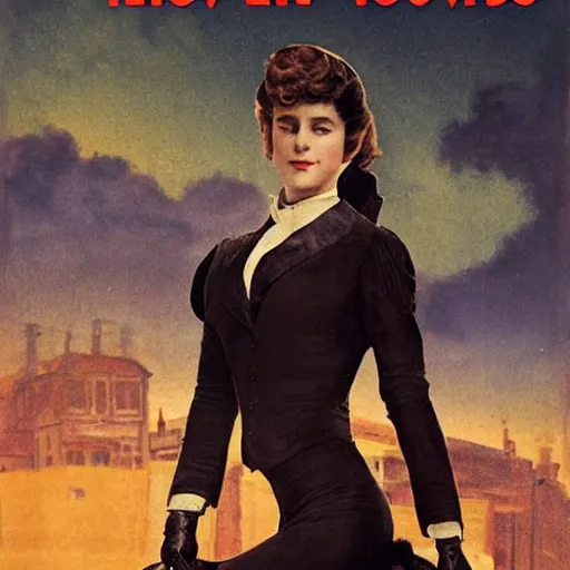 Image similar to spy movie action heroine by alfred stevens