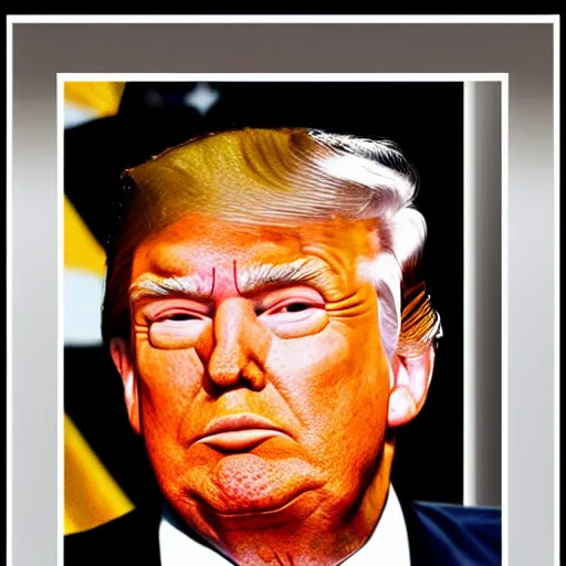 Image similar to trump as a orange