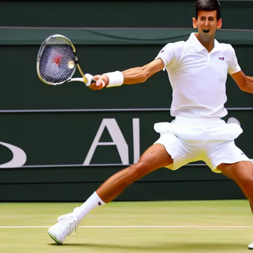 Image similar to novak djokovic losing at wimbledon