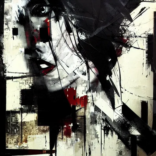 Image similar to abstract painting by russ mills