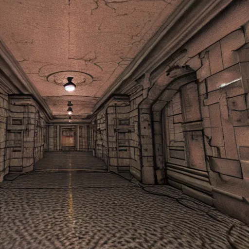 Prompt: hyperreal 3D render of a Archville from DOOM 1993 game - n 9