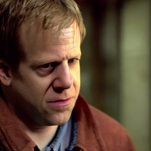 Image similar to close up photo of toby flenderson in silent hill streets, highly detailed, 4 k