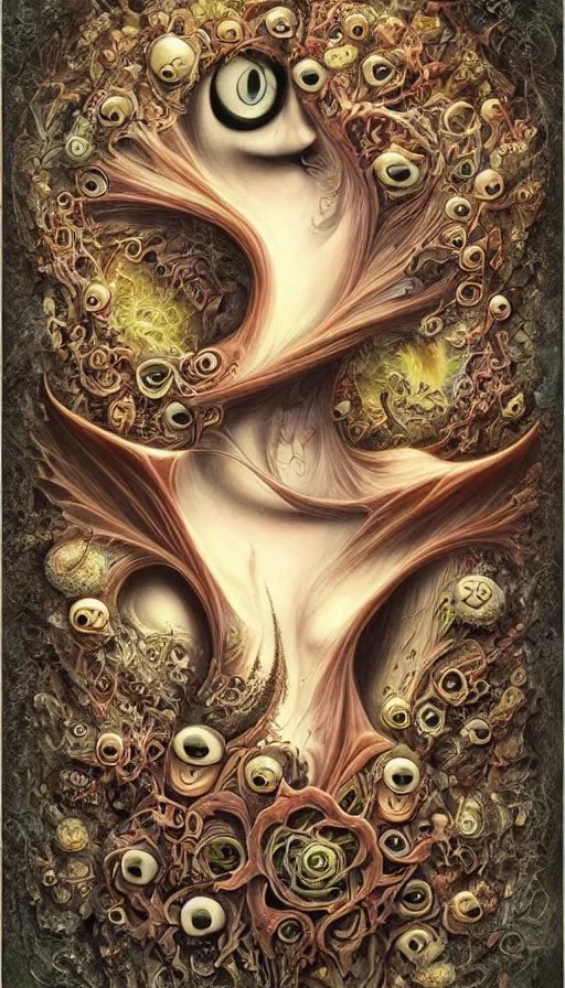 Image similar to life and death mixing together, by naoto hattori