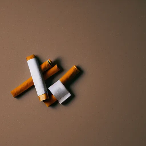 Prompt: a pack of cigarettes but it's beacons inside, product photography