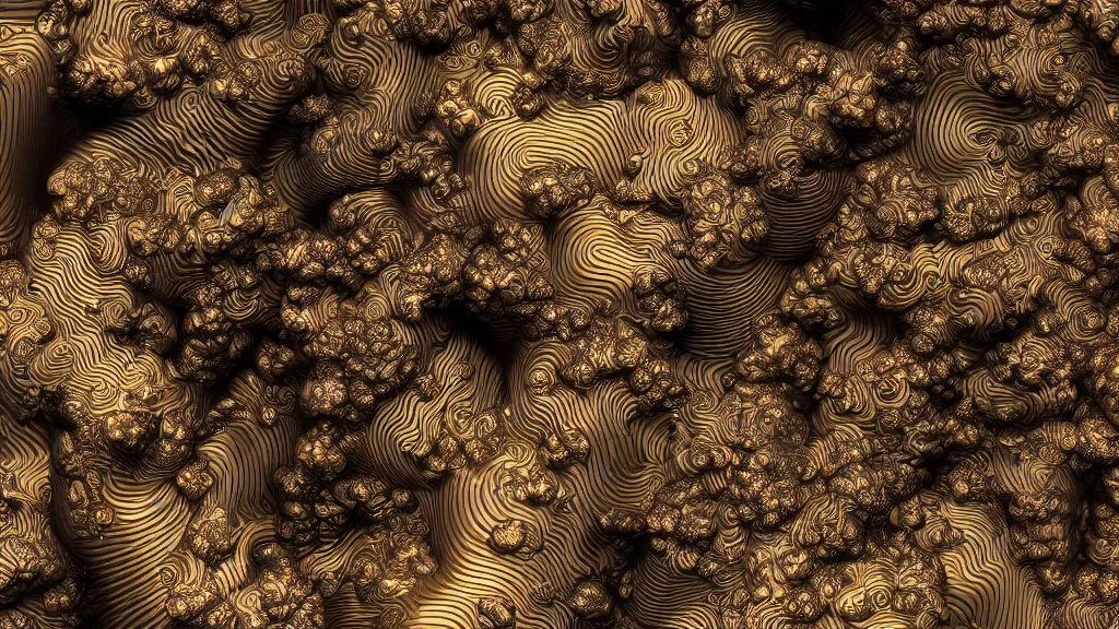 Image similar to a close up of a bunch of different objects, a raytraced image by benoit b. mandelbrot, behance, generative art, fractalism, biomorphic, greeble, rtx, octane render, 3 d