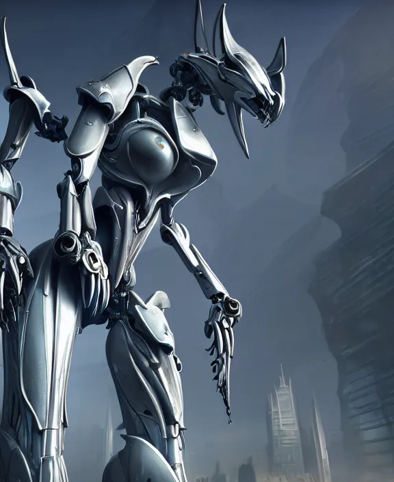 Prompt: extremely detailed cinematic shot of a giant 1000 meter tall beautiful stunning hot female warframe, that's an anthropomorphic robot mecha female dragon, silver sharp streamlined armor, sharp robot cat paws, sharp claws, walking over a tiny city, towering high up over your view, camera looking up between her legs, crushing buildings beneath her detailed paw feet, camera looking up at her from the ground, fog rolling in, massive scale, worms eye view, ground view, low shot, leg shot, dragon art, micro art, macro art, giantess art, macro, furry, giantess, goddess art, furry art, furaffinity, high quality 3D realistic, DeviantArt, artstation, Eka's Portal, HD, depth of field