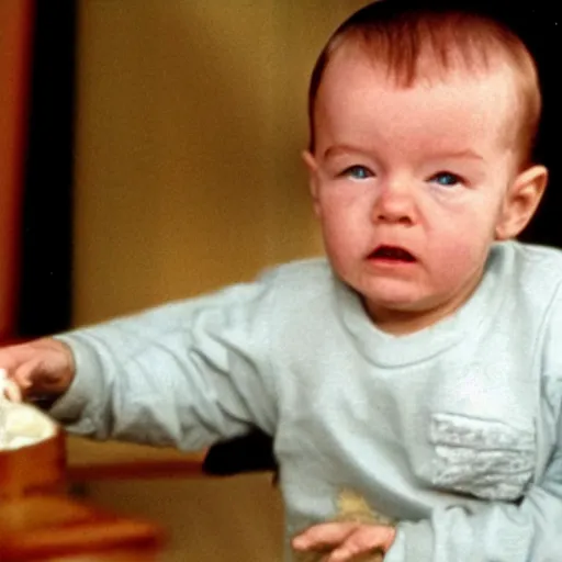 Image similar to walter white as a baby