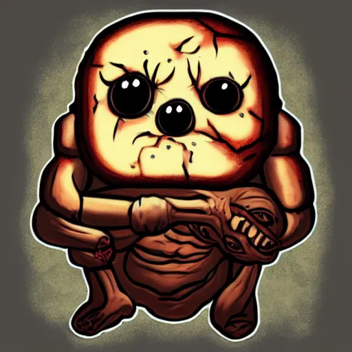 Image similar to binding of isaac cronenberg monster