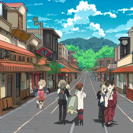 20 Anime Recommendations About Living the Small Town Life, city anime set  HD wallpaper | Pxfuel