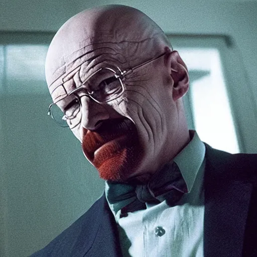 Prompt: Walter White as The Joker