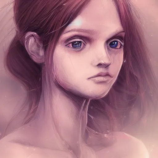 Image similar to beautiful and detailed portrait of a sylph. trending on artstation.