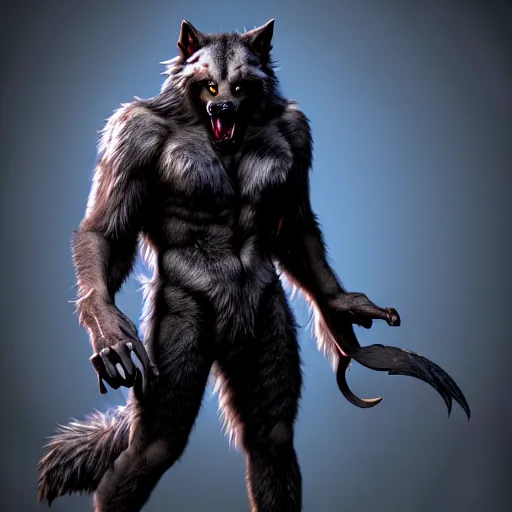 Image similar to cute werewolf from van helsing unreal engine hyperreallistic render 8k character concept art masterpiece