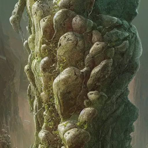 Prompt: Plants made of flesh growing in a rocky crevice, pulsating, veins, infestation, intricate, highly detailed, digital painting, artstation, concept art, sharp focus, illustration, art by greg rutkowski and alphonse mucha