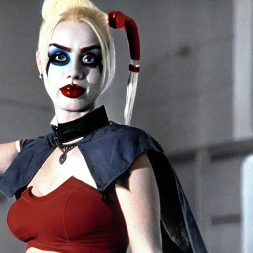 Image similar to harley quinn in 1 9 6 6 batman show