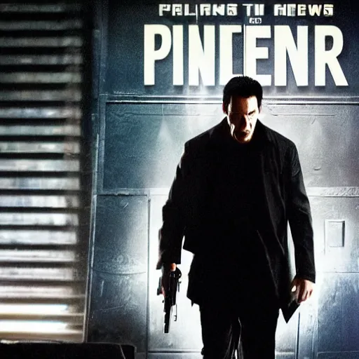 Image similar to Keanu reeves as The punisher 4K detail