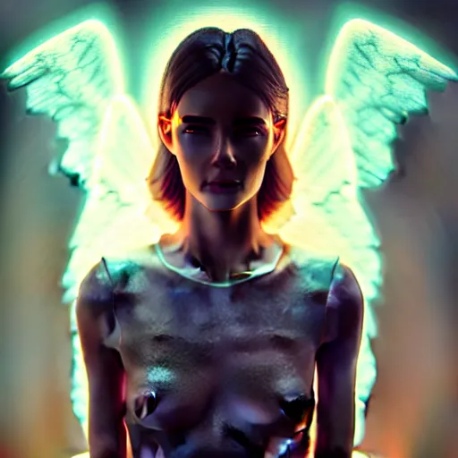 Prompt: portrait art of female angel, art by alessio albi 8 k ultra realistic, angel wings, lens flare, atmosphere, glow, detailed, intricate, full of colour, led lighting, trending on artstation, 4 k, hyperrealistic, focused, extreme details, unreal engine 5, masterpiece