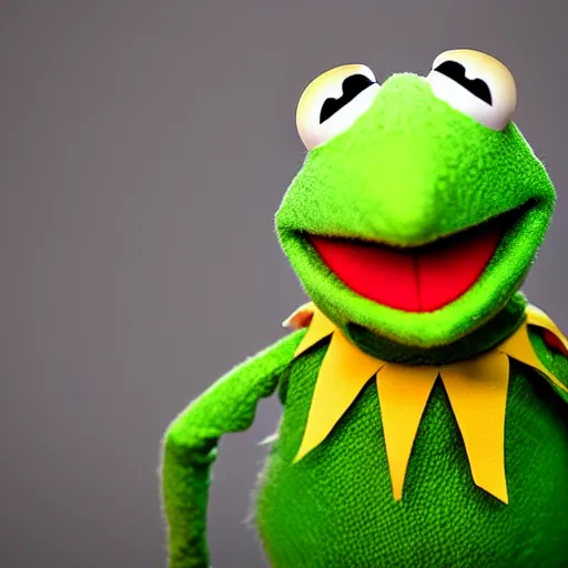 Image similar to “Kermit the Frog as president of the United States, photo journalism unreal 4k”