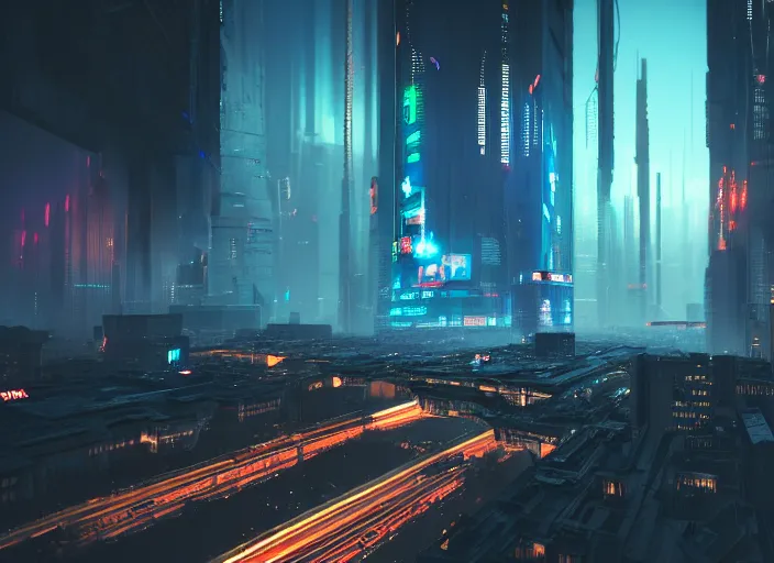 Image similar to cyberpunk scifi scene of paris at night, scifi drones in the sky, artstation, matt painting, very detailed, maximalism, ambient occlusion, volumetric light, atmospheric haze, unreal engine, hyper realism, realistic shading, cinematic composition, realistic render, octane render, detailed textures, photorealistic, wide shot