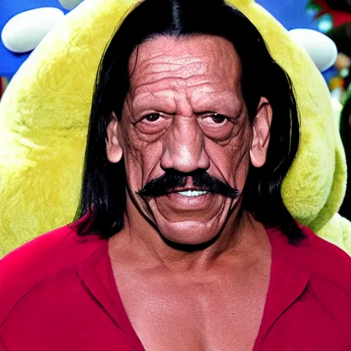 Image similar to Danny Trejo appears in teletubbies, still