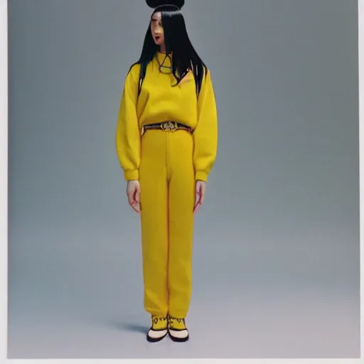 Image similar to realistic photoshooting for a new ssense lookbook, color film photography, photo of a woman, photo in style of shusei nagaoka, steven meisel, 3 5 mm