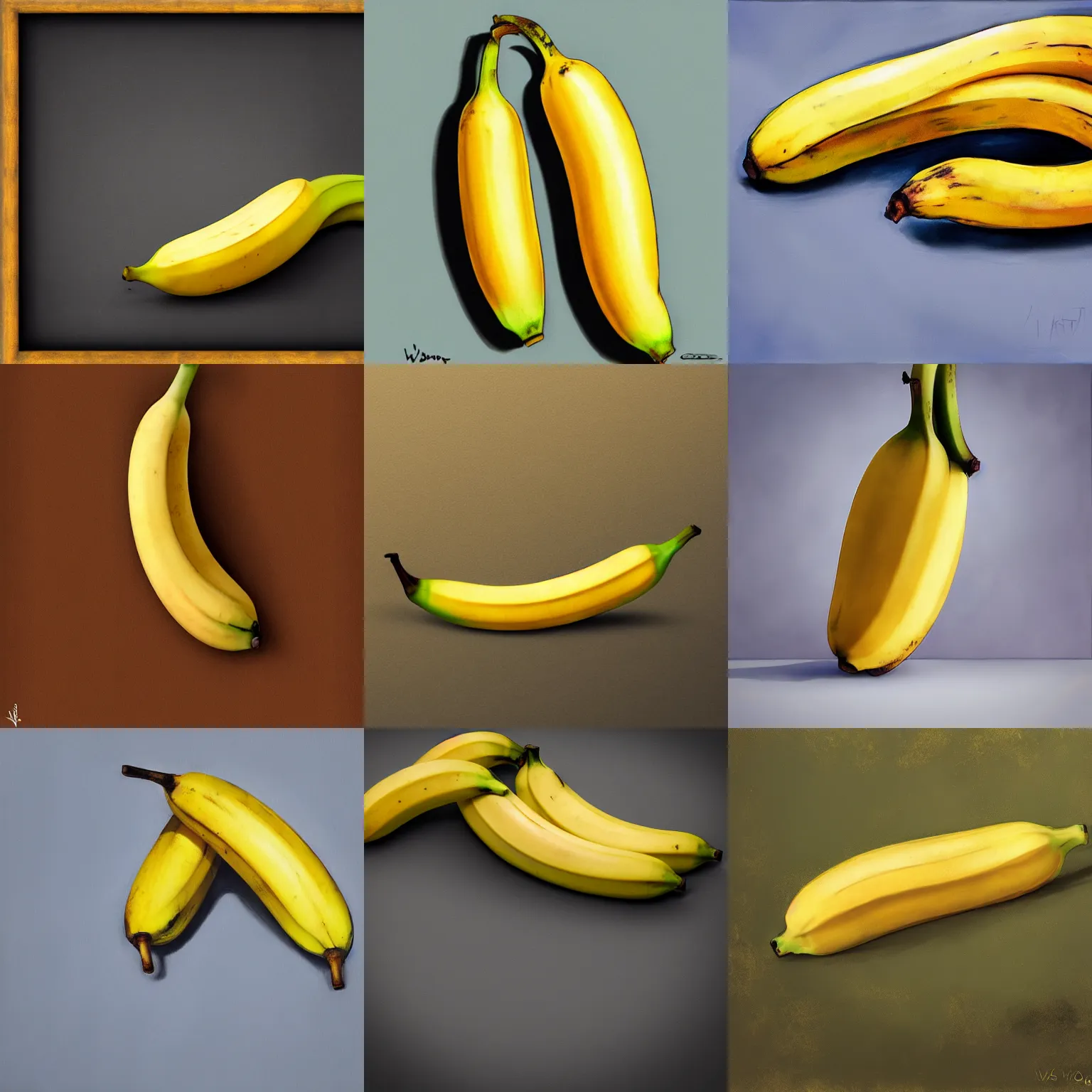 Prompt: a banana, by wlop