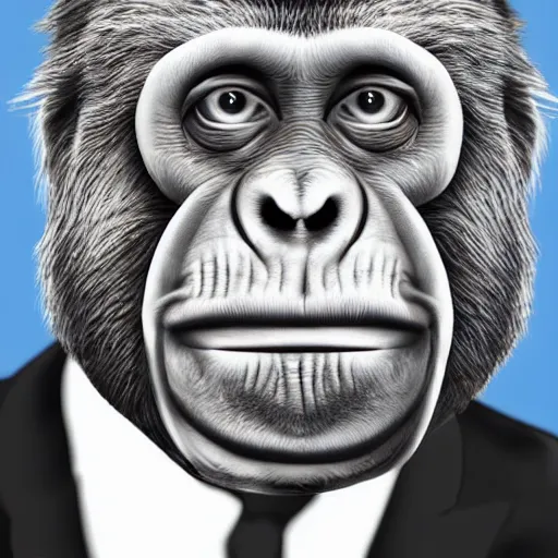 Prompt: Boris Johnson as a bored ape