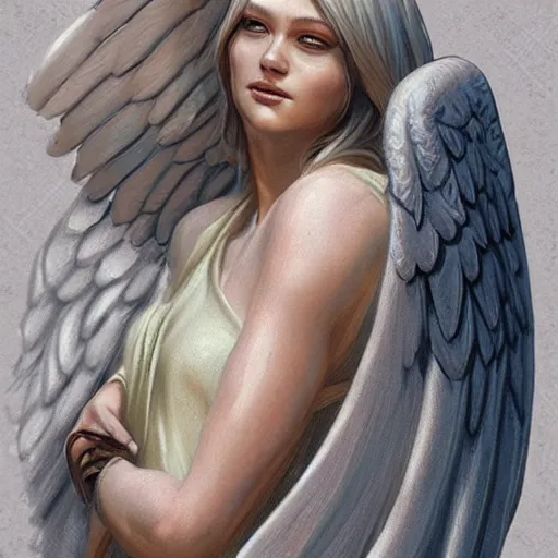 Image similar to Biblically accurate angel, artstation, digital art, detailed, realistic