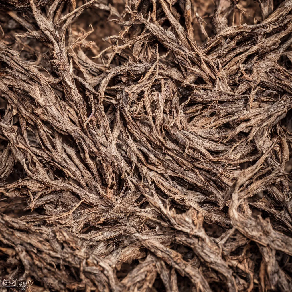 Prompt: ultra realistic and detailed close - up of a dried branch in a desert forest, blur, depth of field, sigma, 3 5 mm, cinematic