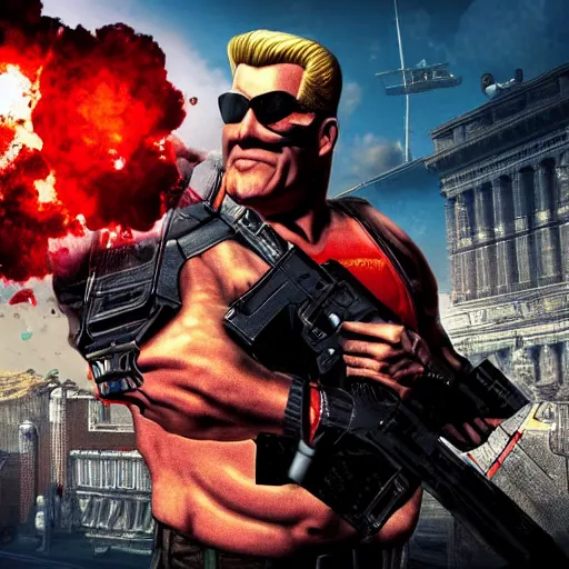 Prompt: Duke Nukem