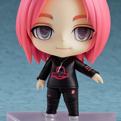 Image similar to billie eilish as nendoroid, kodak film