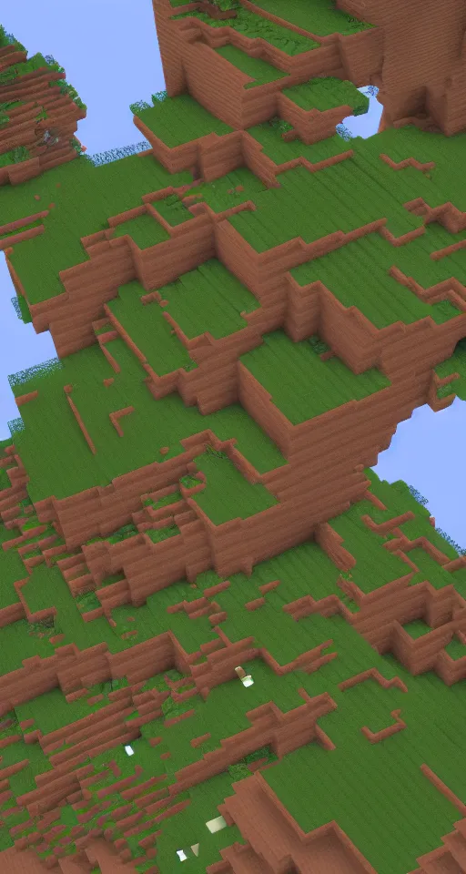 Image similar to minecraft grand canyon