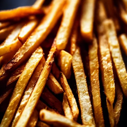 Prompt: close up high resolution photo of french fries, very tasty, food photography, instagram, trending