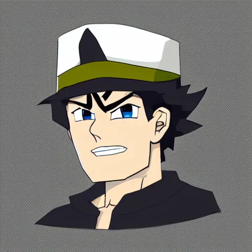 Image similar to jotaro in minecraft