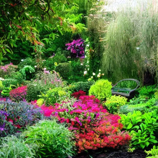 Prompt: beautiful garden