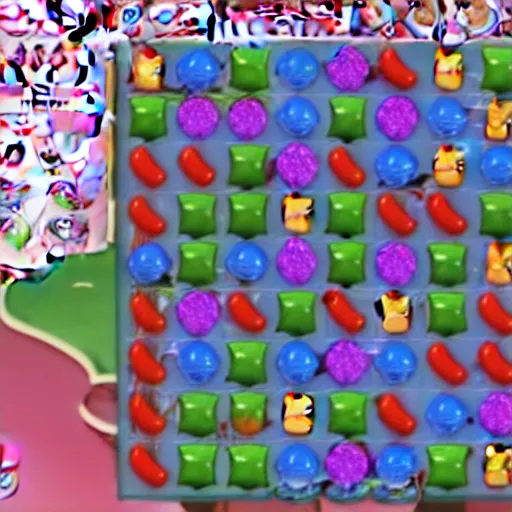 Prompt: candy crush last level - n 4