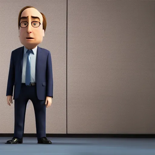 Prompt: Jimmy McGill from the TV show Better Call Saul representing Gru from the animated movie Despicable Me, realistic photo, 4k, modern photo