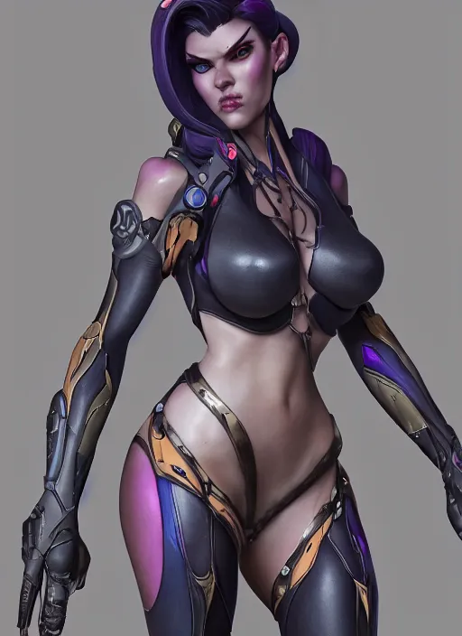 Image similar to widowmaker from overwatch, au naturel, hyper detailed, digital art, trending in artstation, cinematic lighting, studio quality, smooth render, unreal engine 5 rendered, octane rendered, art style by klimt and nixeu and ian sprigger and wlop and krenz cushart