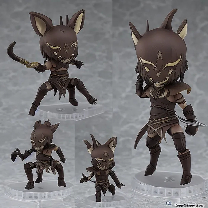 Prompt: The Dovahkiin from Skyrim, An anime Nendoroid of The Dovahkiin from Skyrim, figurine, detailed product photo