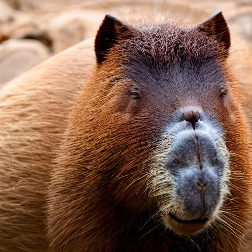 Image similar to capybara woman, EOS-1D, f/1.4, ISO 200, 1/160s, 8K, RAW, unedited, symmetrical balance, in-frame