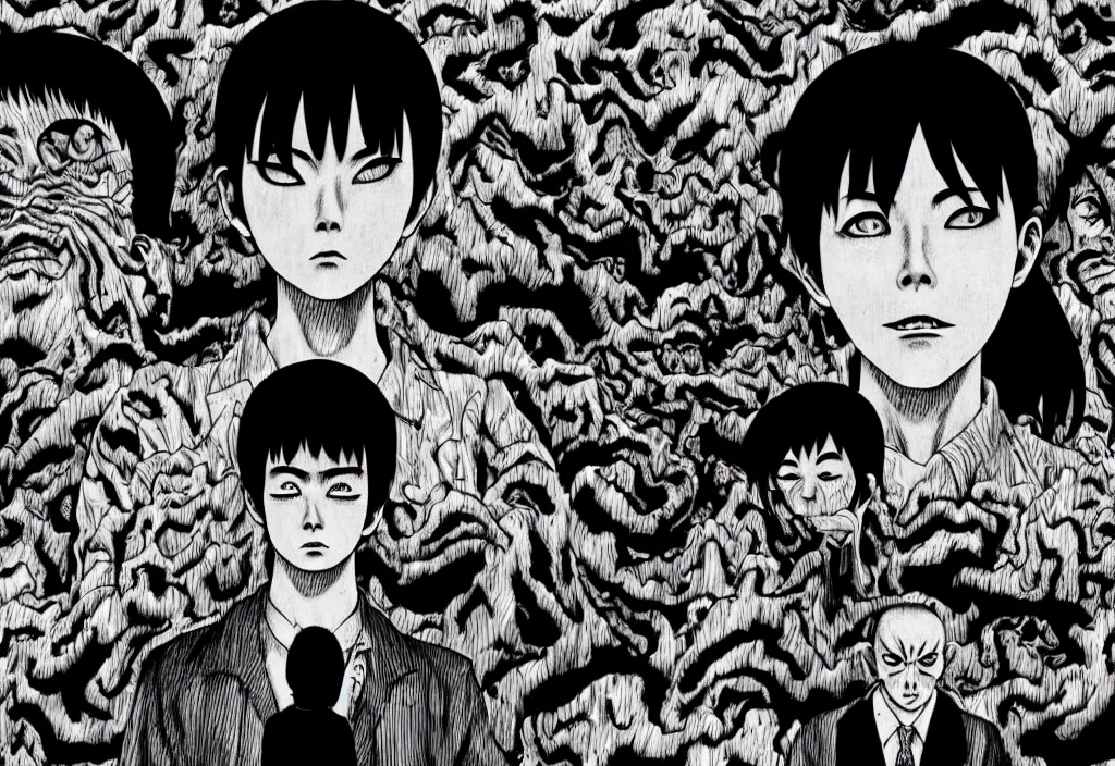 Prompt: The long dream, by Junji Ito, cinematic, 4k