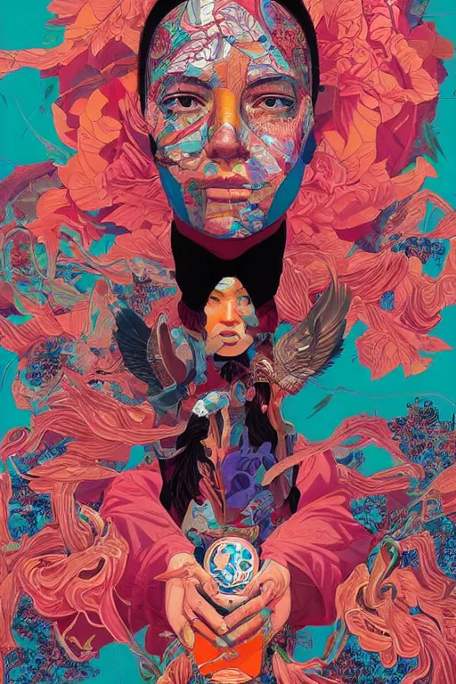 Image similar to Tristan Eaton, victo ngai, artgerm portrait