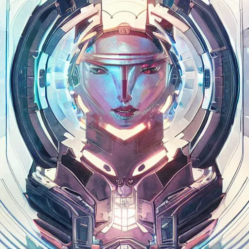 Image similar to symmetry! abstract futuristic robotic, apex legends, epic lighting, pen drawing illustration, ultra detailed, art by artgerm and greg rutkowski and alphonse mucha