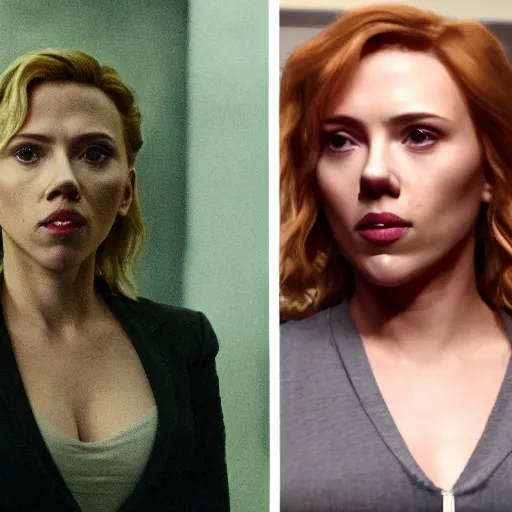 Prompt: live action still of scarlett johansson in true detective scene, film still, 8k, realistic