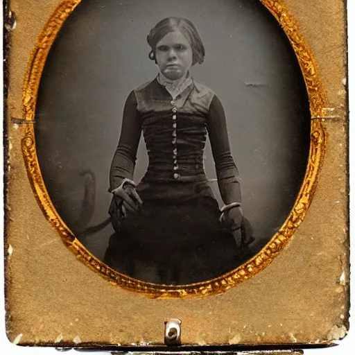 Image similar to tintype photo, bottom of the ocean, spider