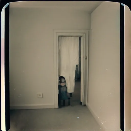 Image similar to Polaroid of a child's bedroom 1988, liminal space